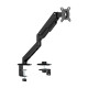 AISENS Soporte de Mesa Eco Contrapeso Giratorio e Inclinable para Monitor/TV 9kg (3 Pivotes, 1 Brazo) de 17-32, Negro